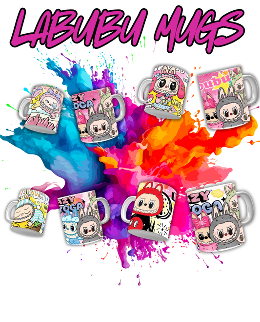 Labubu Sublimation Transfers for MUGS