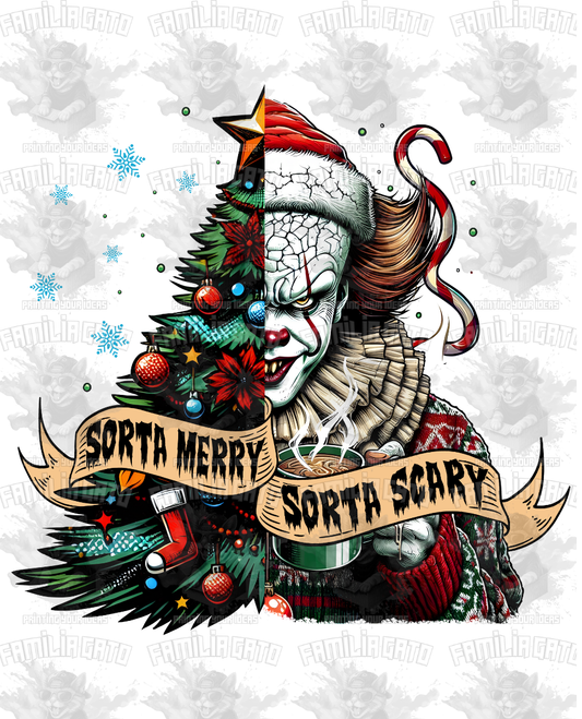 Sorta Merry Sorta Scary #2 DTF Transfer