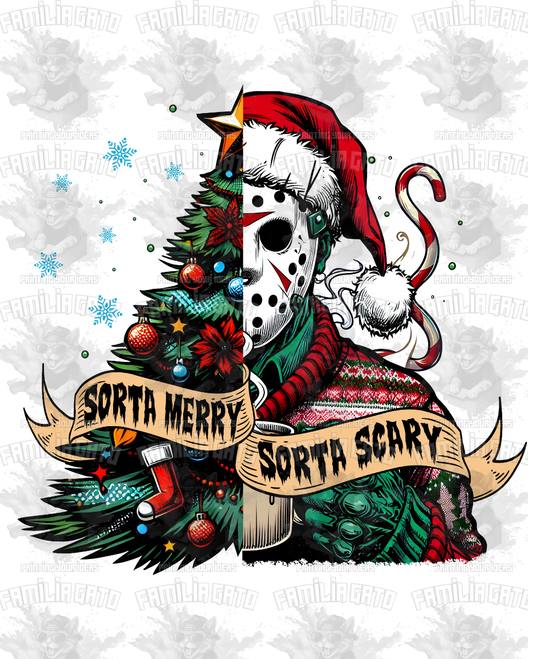 Sorta Merry Sorta Scary #5 DTF Transfer