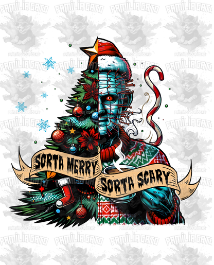 Sorta Merry Sorta Scary #6 DTF Transfer